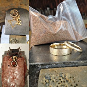 Sand Cast Wedding Bands