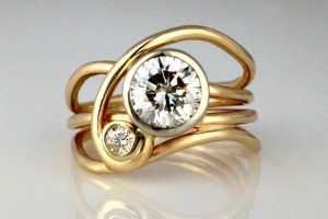 Diamond Horizon Ring