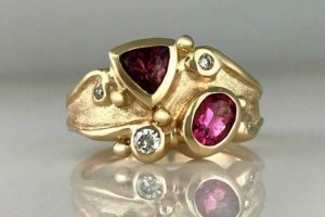Rhodolite Garnet Pink Tourmaline Ring