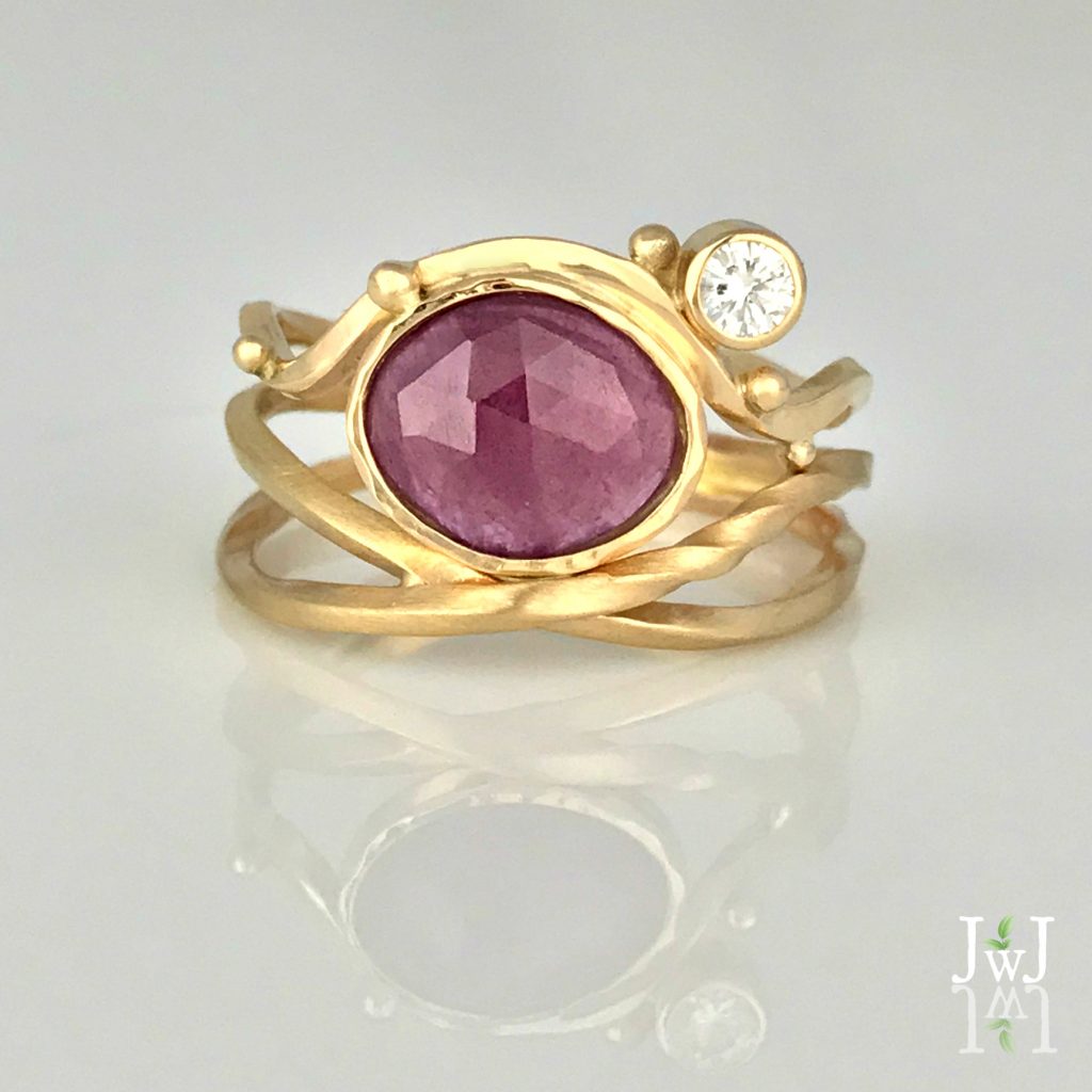 Pink Sapphire Ring