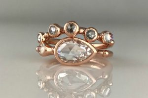 Aliya Rose Cut Diamond Ring