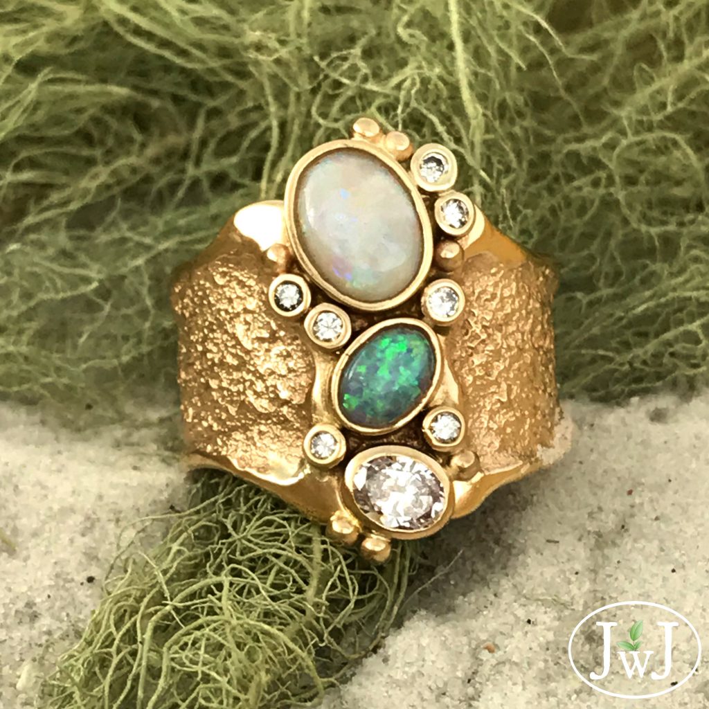 The Opal emPOWER Ring is a fresh new vintage jewellery redesign you’ll love to wear. It is a wonderful way to honour the past while living in the present.
