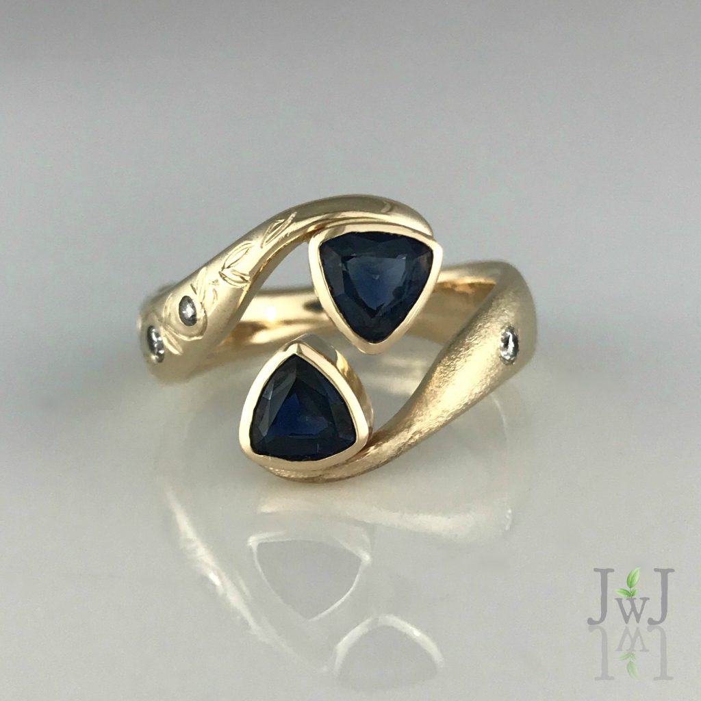 Sapphires of Joy Ring 