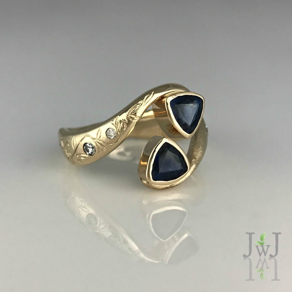 Sapphires of Joy Ring 