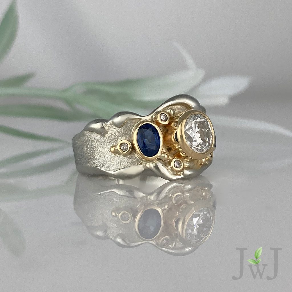 Danielle's Wave Ring - Jeanette Walker Jewellery