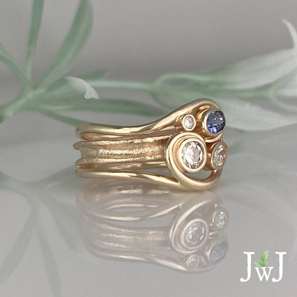 Horizon Ring - Multi Gemstones