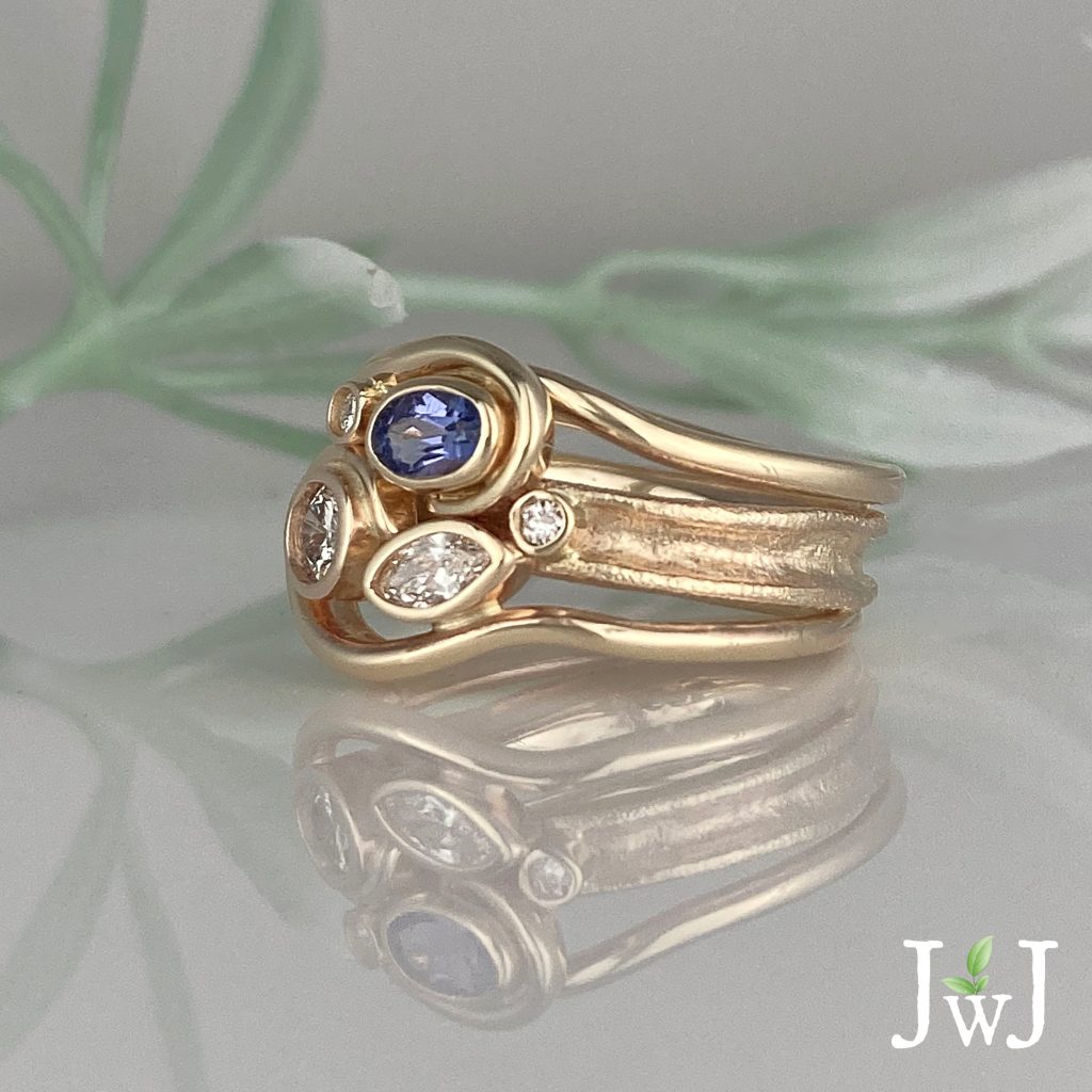 Horizon Ring - Multi Gemstones